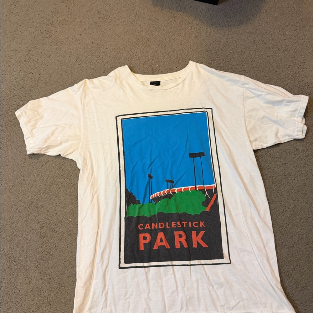Upper Playground Candlestick Park Graphic Tee Size Large
